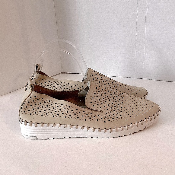 New Nubuck Leather Dream by Fly Flot Shoes Made in Italy Colour Sand Size 41 - Picture 5 of 10